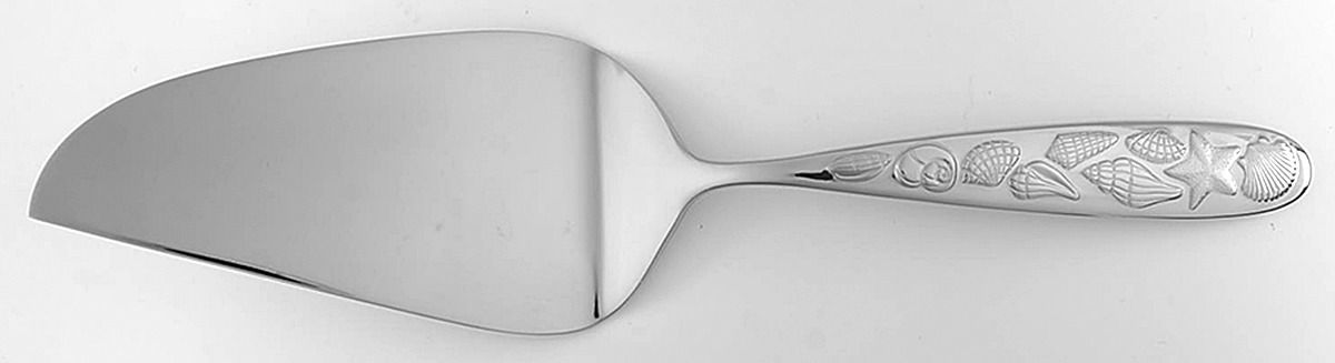 Beachcomber (Stainless) Pie and Cake Server, Solid Piece by Reed & Barton-1
