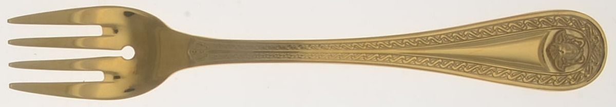Medusa (Gold Plated) Individual Solid Fish Fork by Rosenthal-1