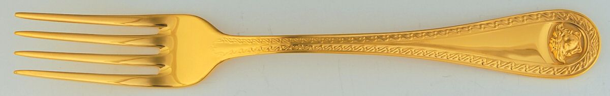 Medusa (Gold Plated) Fork by Rosenthal-1