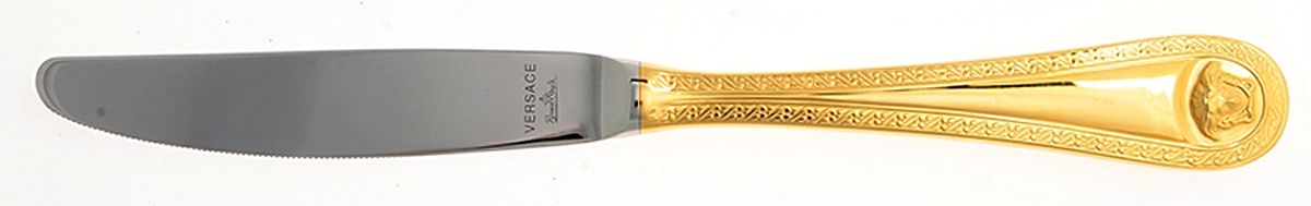 Medusa (Gold Plated) Modern Hollow Knife by Rosenthal-1