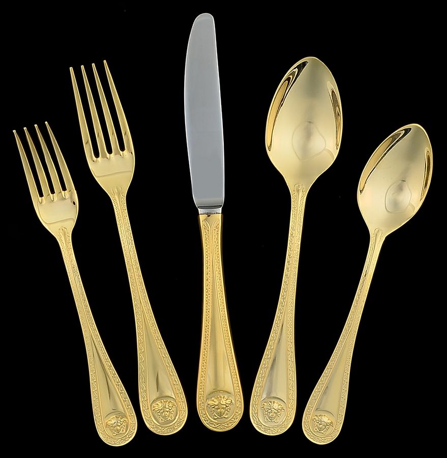 Medusa (Gold Plated) 40 Piece Set by Rosenthal-1