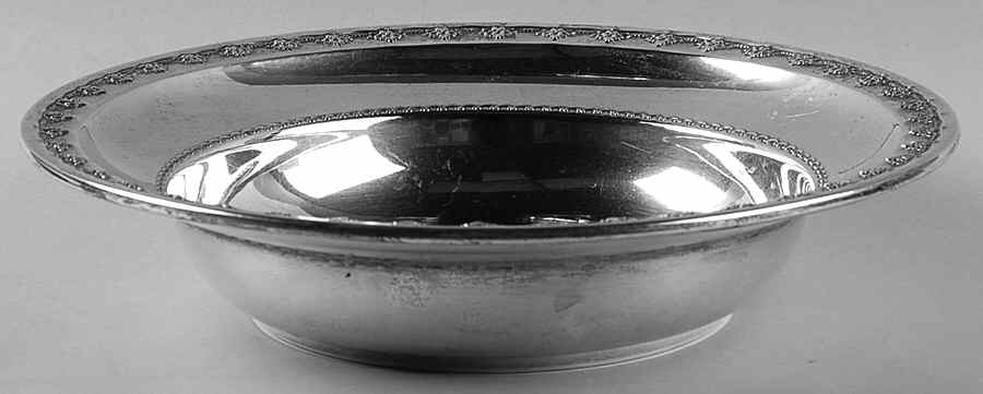 X458 (Sterling, Hollowware) 10" Round Vegetable Bowl by Reed & Barton-1