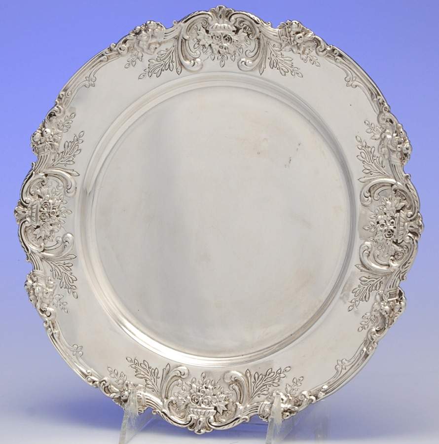 Francis I (Sterling, Hollowware, Reed&Barton, Dates) Service Plate by Reed & Barton-1