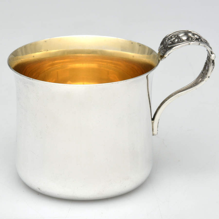 Francis I (Sterling, Hollowware, Reed&Barton, Dates) Gold-Lined Baby Cup by Reed & Barton-1
