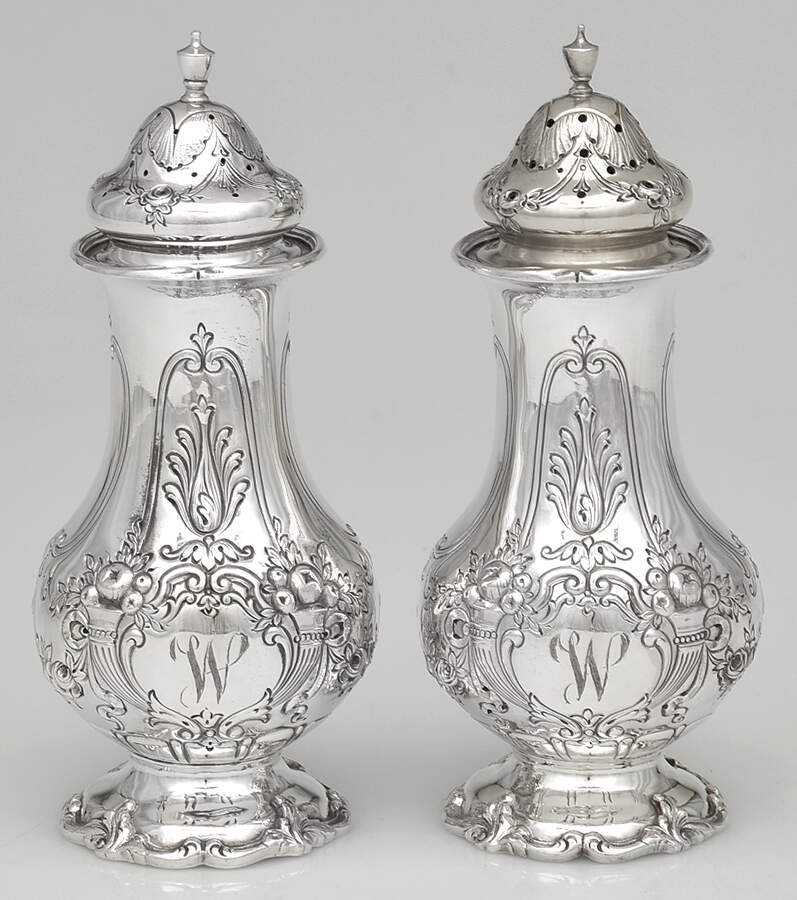 Francis I (Sterling, Hollowware, Reed&Barton, Dates) Salt & Pepper Set by Reed & Barton-1