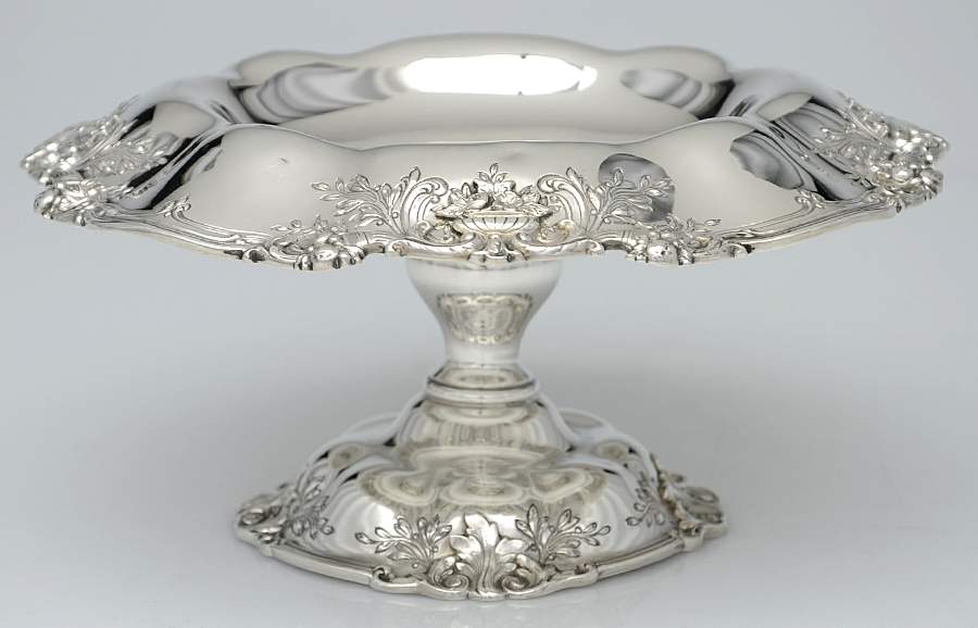 Francis I (Sterling, Hollowware, Reed&Barton, Dates) Round Compote (Height X Width) by Reed & Barton-1