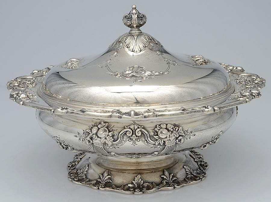 Francis I (Sterling, Hollowware, Reed&Barton, Dates) Tureen & Lid by Reed & Barton-1