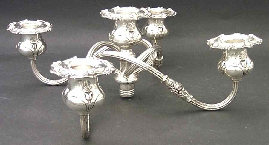 Francis I (Sterling, Hollowware, Reed&Barton, Dates) 5-Light Sterling Candelabra Branch by Reed & Barton-1