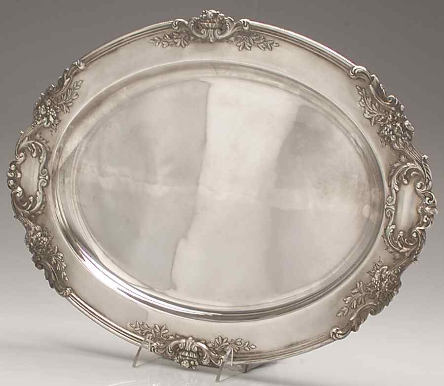 Francis I (Sterling, Hollowware, Reed&Barton, Dates) Small Sterling Oval Platter by Reed & Barton-1