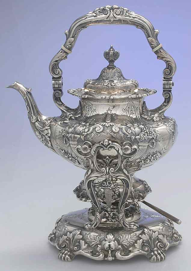 Francis I (Sterling, Hollowware, Reed&Barton, Dates) Kettle, Stand & Burner by Reed & Barton-1