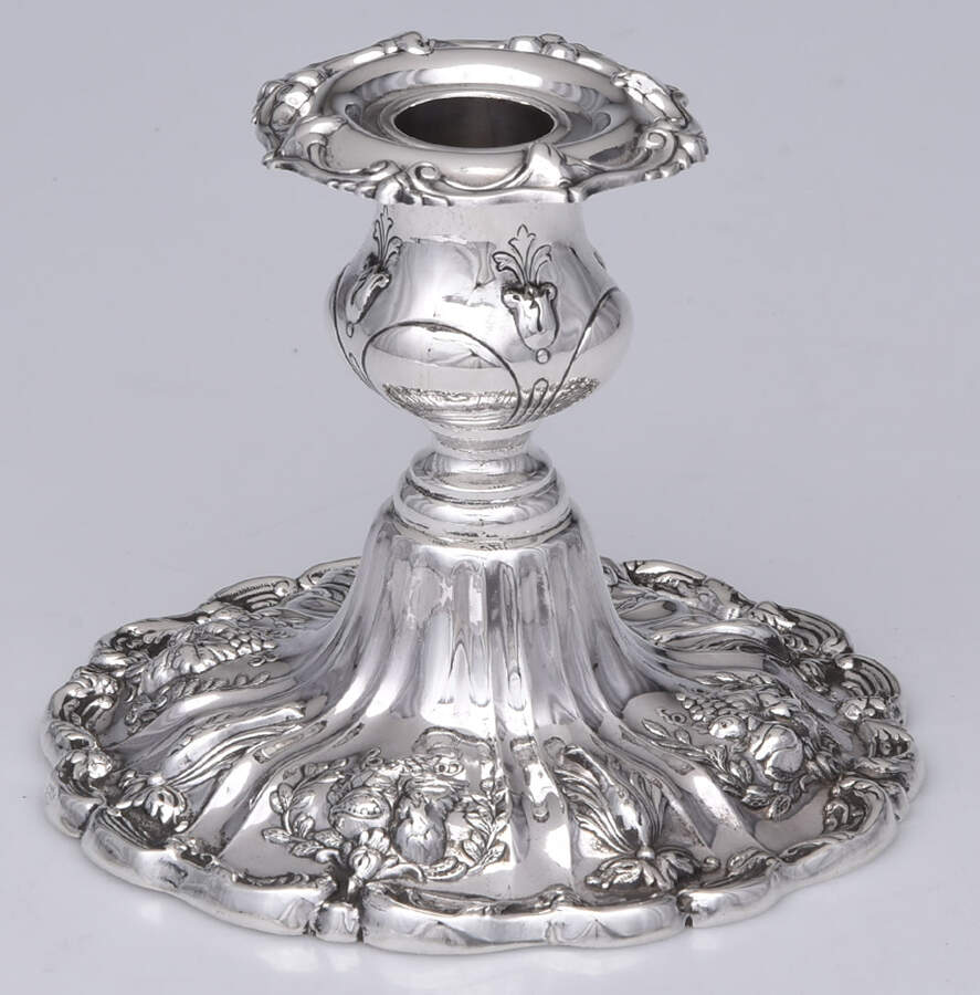 Francis I (Sterling, Hollowware, No Dates) Weighted Console Candleholder by Reed & Barton-1