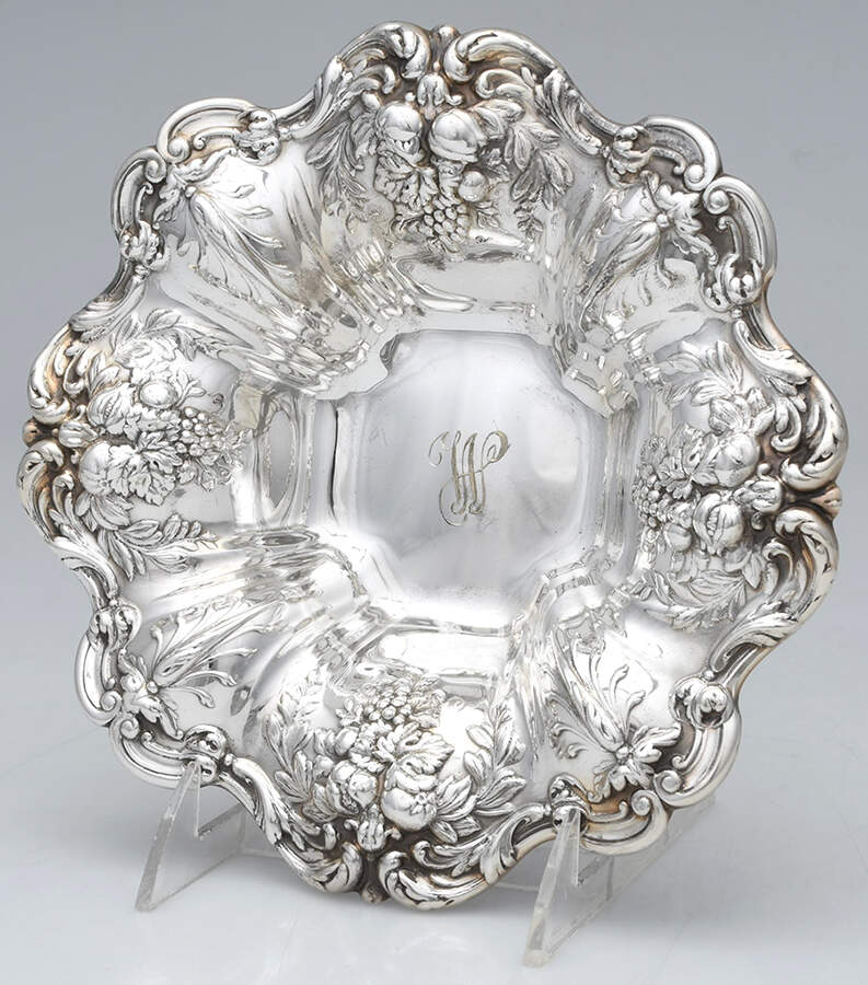 Francis I (Sterling, Hollowware, No Dates) Sterling Footed Bon Bon Bowl by Reed & Barton-1