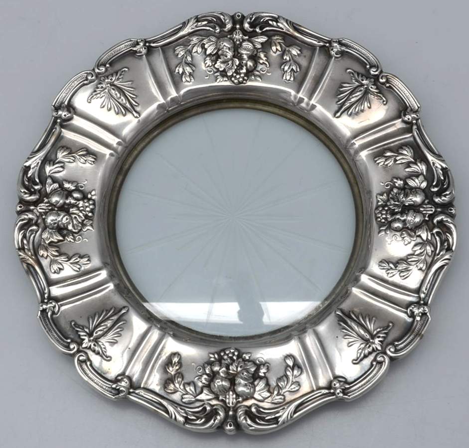Francis I (Sterling, Hollowware, No Dates) Crystal Lemon Dish with Sterling Rim by Reed & Barton-1
