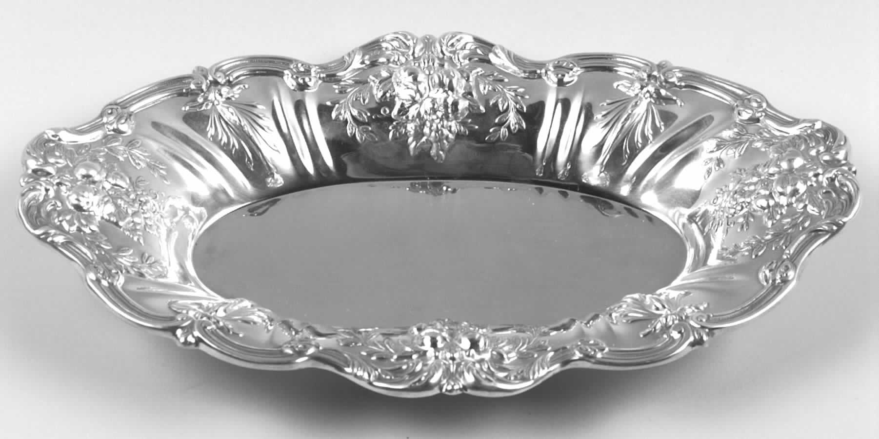 Francis I (Sterling, Hollowware, No Dates) Sterling Bread Tray by Reed & Barton-1