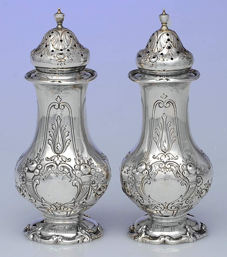 Francis I (Sterling, Hollowware, No Dates) Salt & Pepper Set by Reed & Barton-1