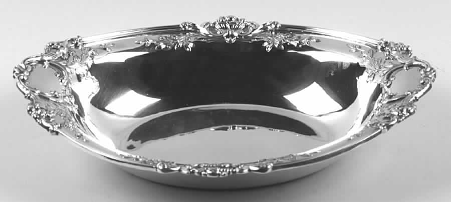 Francis I (Sterling, Hollowware, No Dates) Chased Sterling Oval Vegetable Bowl by Reed & Barton-1