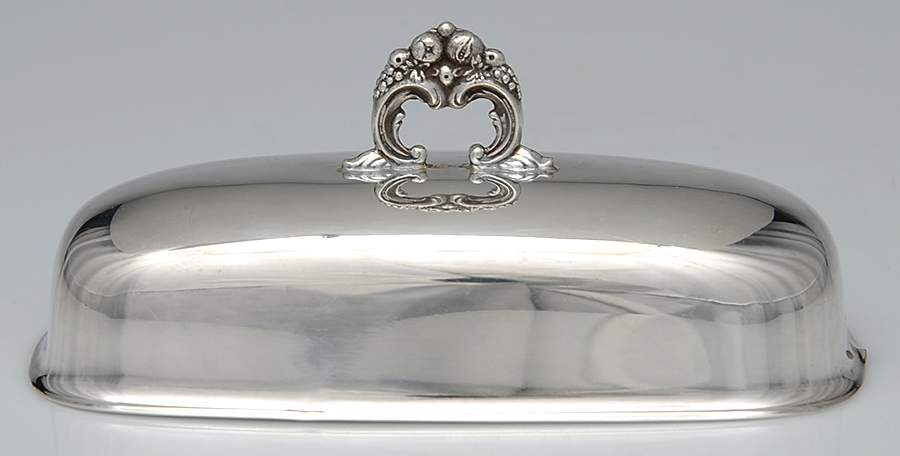Francis I (Sterling, Hollowware, No Dates) Sterling 1/4 Lb Butter, Lid Only by Reed & Barton-1