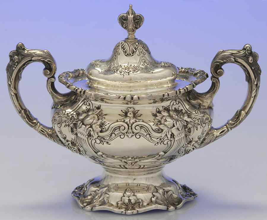 Francis I (Sterling, Hollowware, No Dates) Sugar Bowl & Lid by Reed & Barton-1