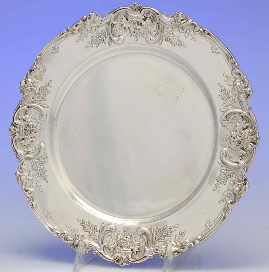 Francis I (Sterling, Hollowware, No Dates) Service Plate by Reed & Barton-1
