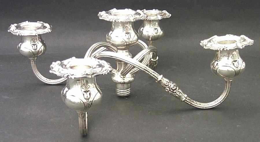 Francis I (Sterling, Hollowware, No Dates) 5-Light Sterling Candelabra Branch by Reed & Barton-1