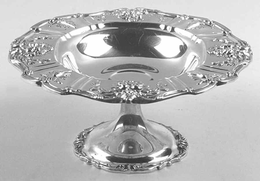 Francis I (Sterling, Hollowware, No Dates) Short Sterling Compote by Reed & Barton-1