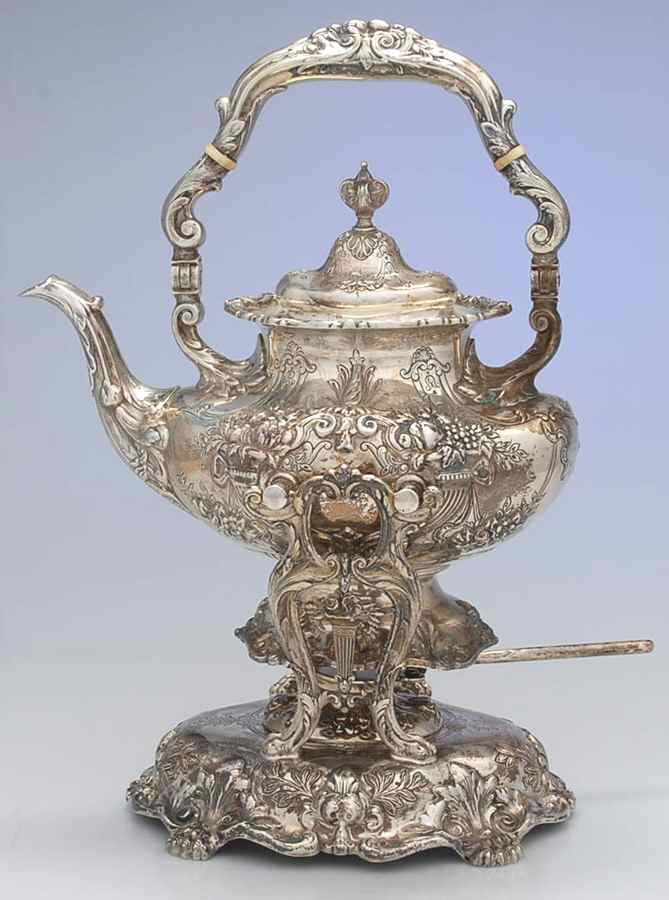 Francis I (Sterling, Hollowware, No Dates) Kettle, Stand & Burner by Reed & Barton-1