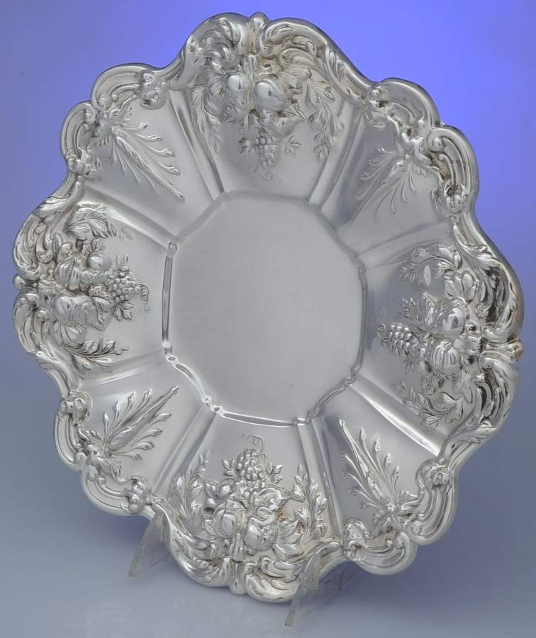 Francis I (Sterling, Hollowware, No Dates) Large Sterling Sandwich Plate by Reed & Barton-1