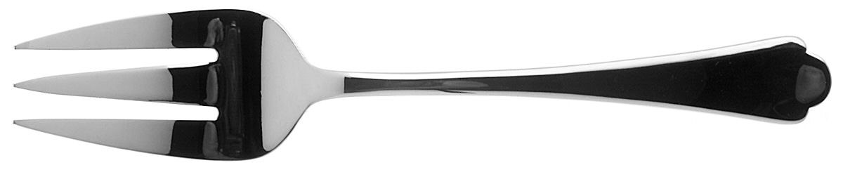 Weston (Stainless) Large Solid Cold Meat Serving Fork by Reed & Barton-1