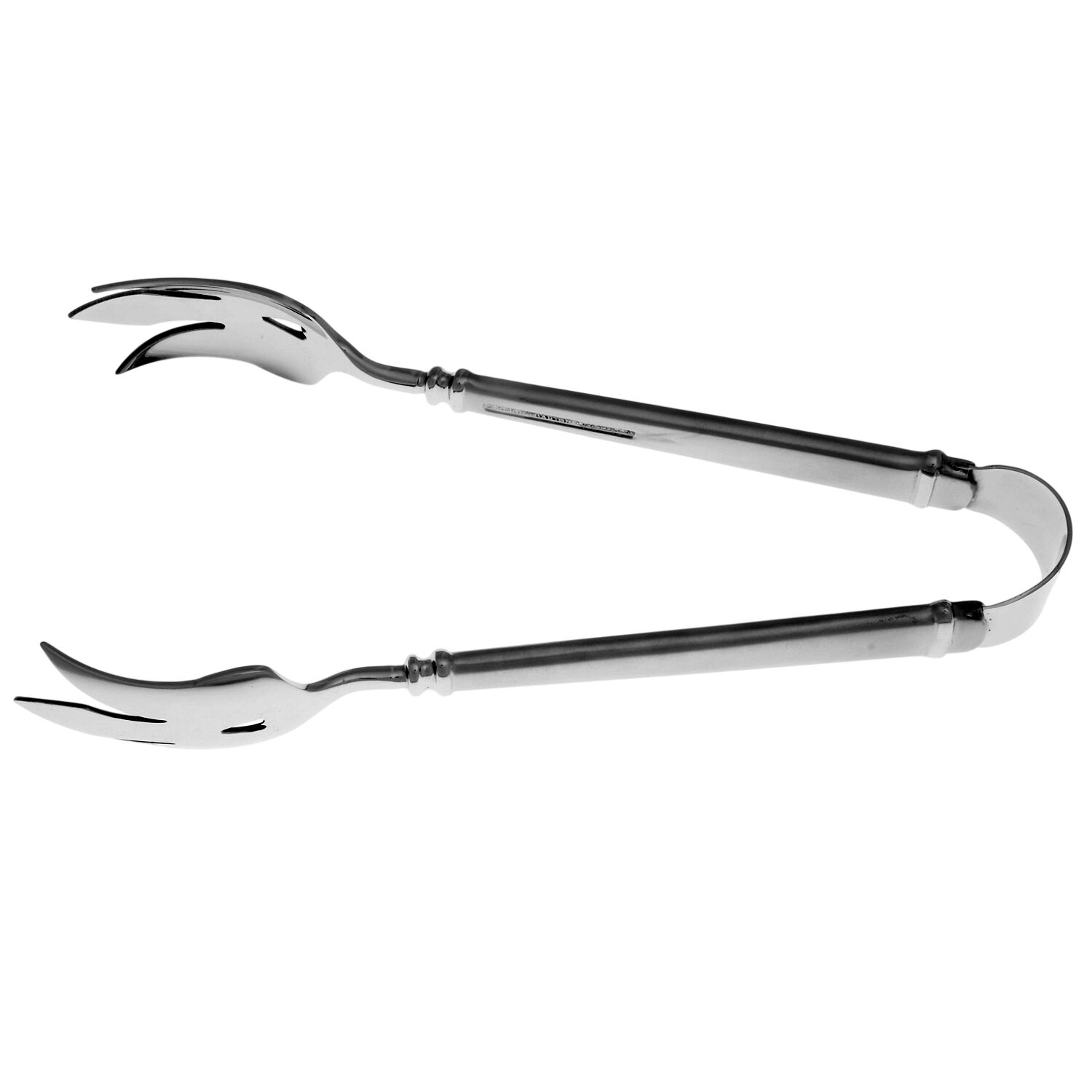 Siena Matte (Stainless) Solid Lettuce Tongs by Reed & Barton-1