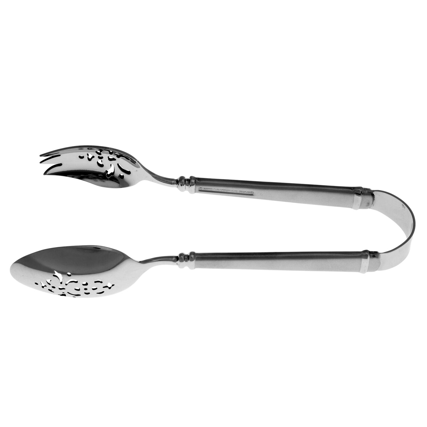 Siena Matte (Stainless) Ice Serving Tongs Small HC by Reed & Barton-1