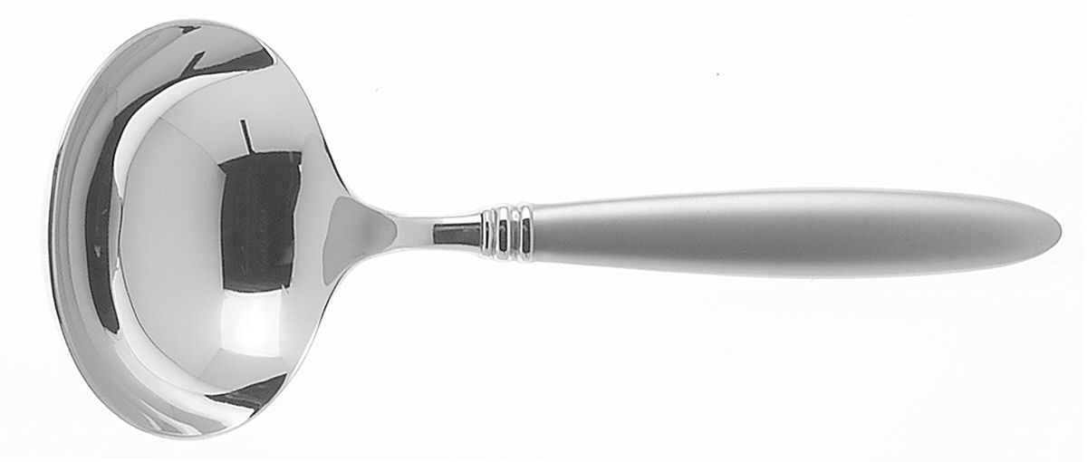 Solitude Matte (Stainless) Solid Gravy Ladle by Reed & Barton-1