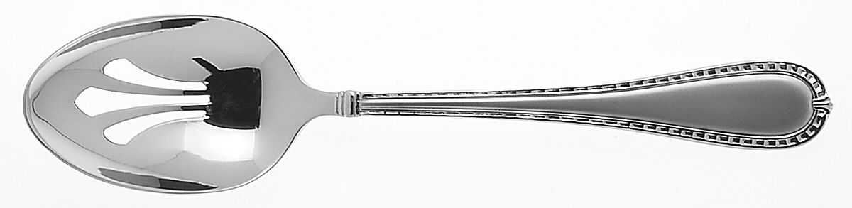 Berkshire Matte (Stainless) Pierced Tablespoon (Serving Spoon) by Reed & Barton-1