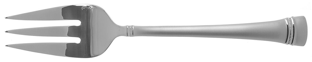 Coventry Matte (Stainless) Large Solid Cold Meat Serving Fork by Reed & Barton-1