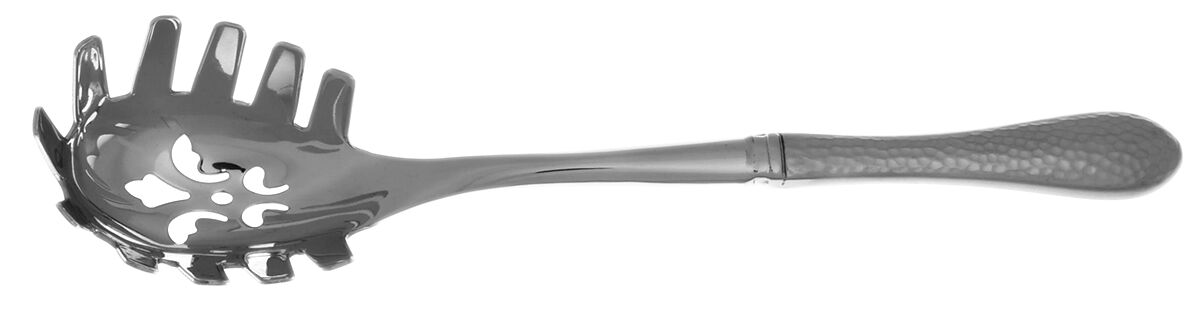 Hammered Antique Matte (Stainless) Pasta Server with Stainless Bowl HC by Reed & Barton-1