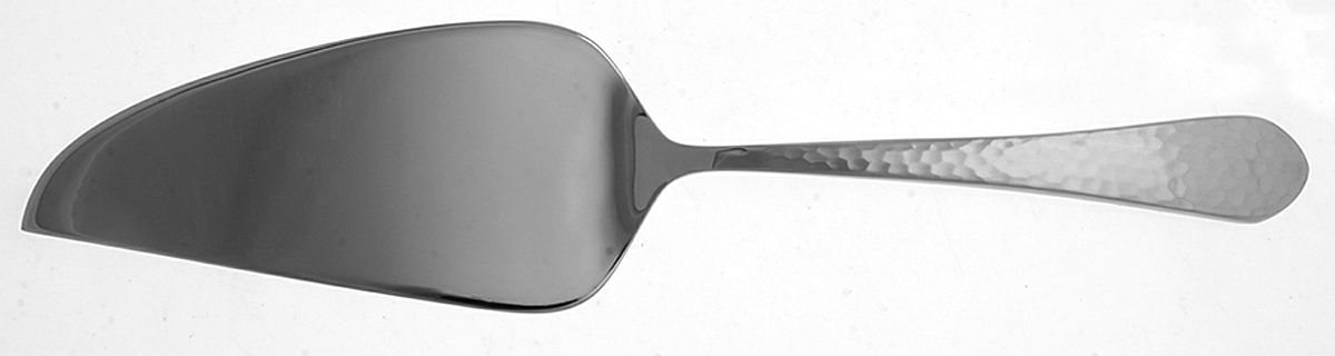 Hammered Antique Matte (Stainless) Pie and Cake Server, Solid Piece by Reed & Barton-1