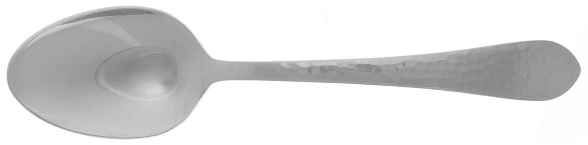 Hammered Antique Matte (Stainless) Oval Place Soup Spoon by Reed & Barton-1