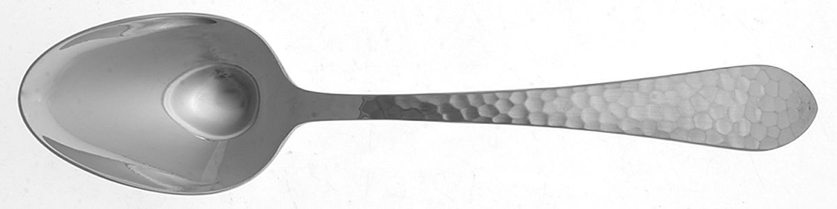 Hammered Antique Matte (Stainless) Place/Oval Soup Spoon by Reed & Barton-1