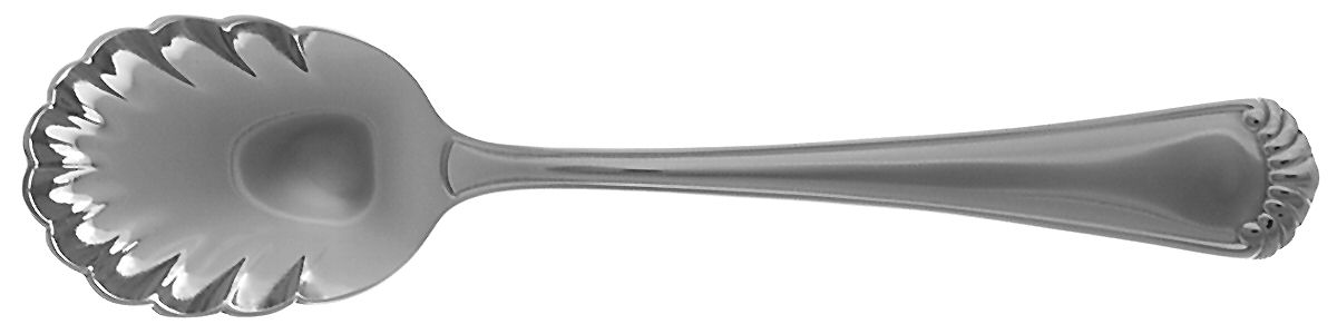 Hartley (Stainless) Sugar Shell Spoon by Reed & Barton-1