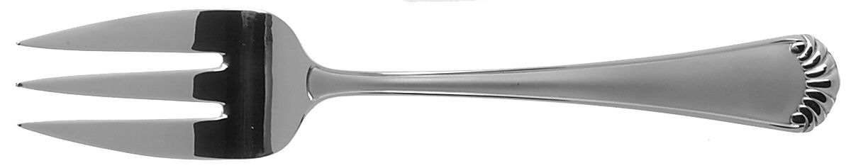 Hartley Matte (Stainless) Large Solid Cold Meat Serving Fork by Reed & Barton-1