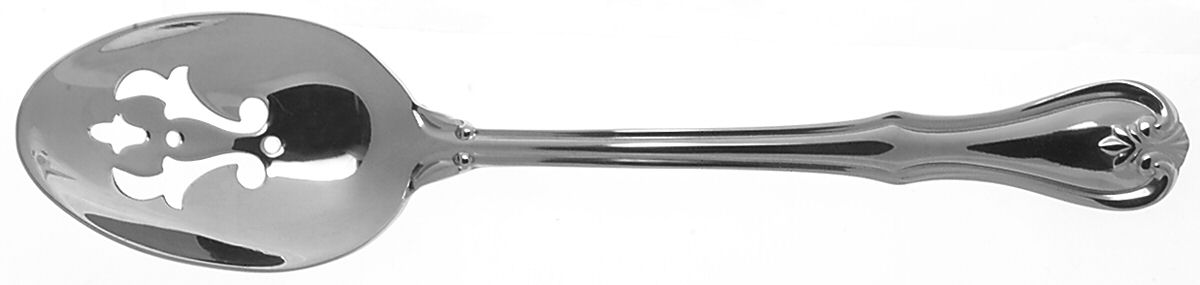 Bristol (Stainless) Pierced Tablespoon (Serving Spoon) by Reed & Barton-1