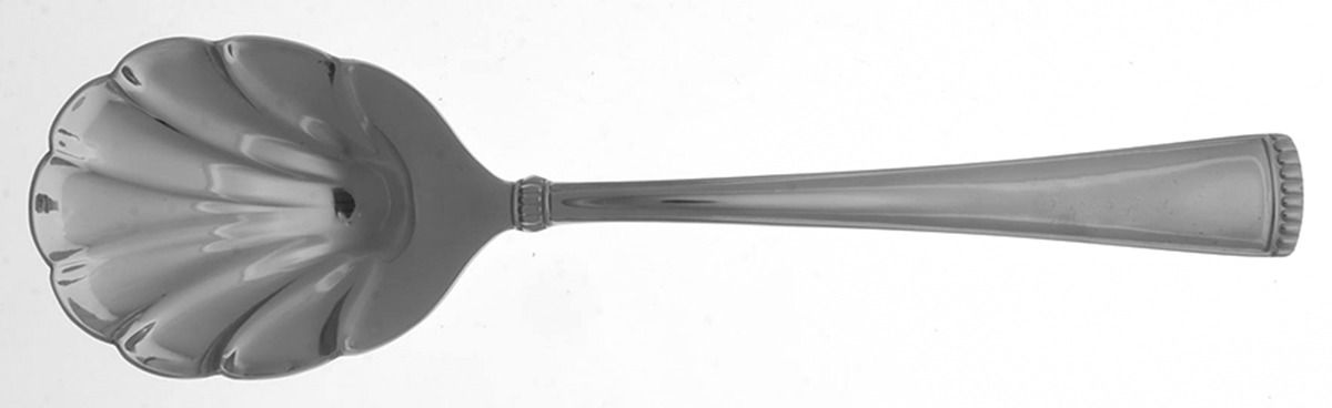 Bucks County (Stainless) Solid Shell Casserole Spoon by Reed & Barton-1