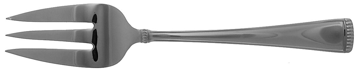 Bucks County (Stainless) Medium Solid Cold Meat Serving Fork by Reed & Barton-1