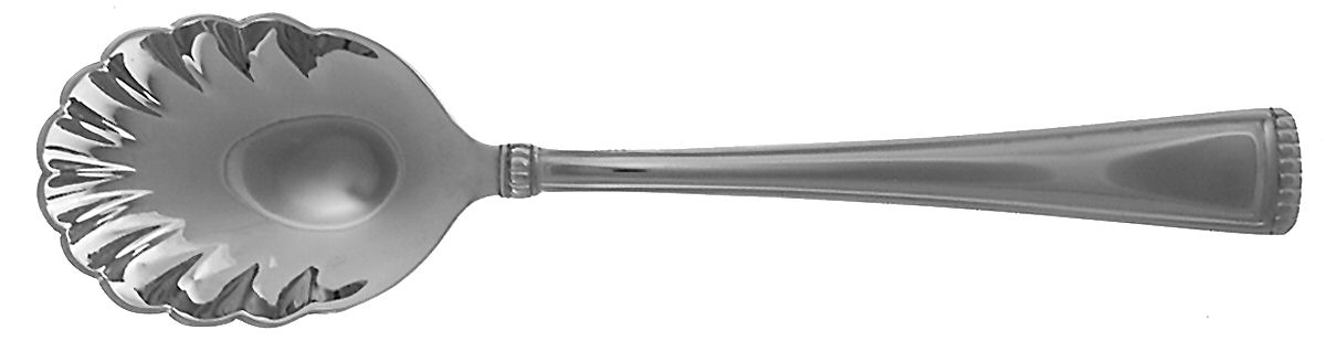 Bucks County (Stainless) Sugar Shell Spoon by Reed & Barton-1