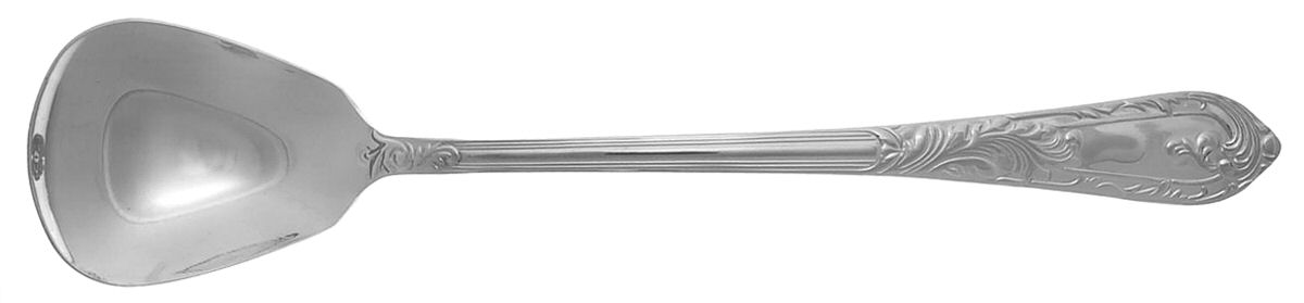 Monique (Stainless) Oversize Solid Salad Serving Spoon by Reed & Barton-1