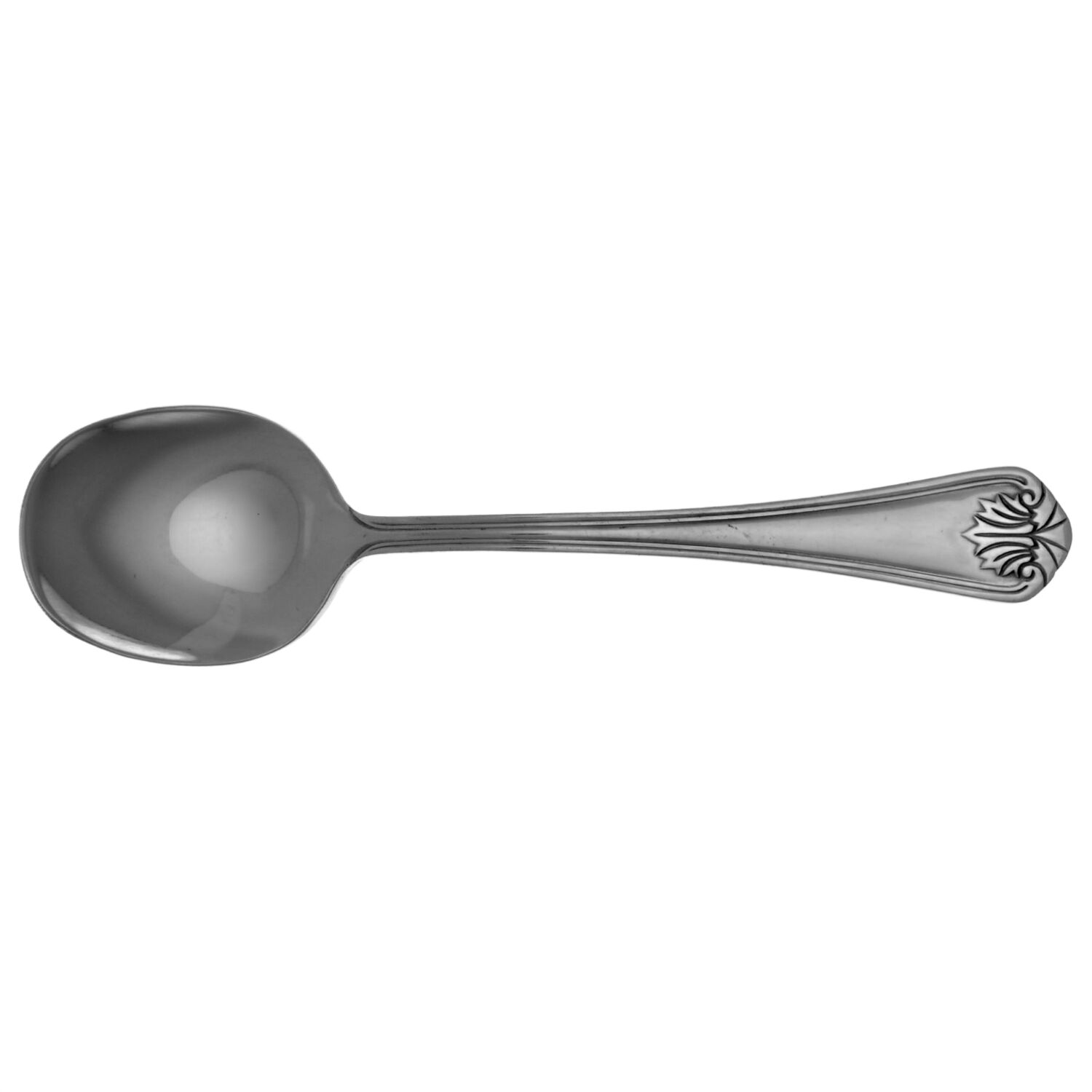 Greenbrier (Stainless) Round Bowl Soup Spoon (Cream Soup) HC by Reed & Barton-1
