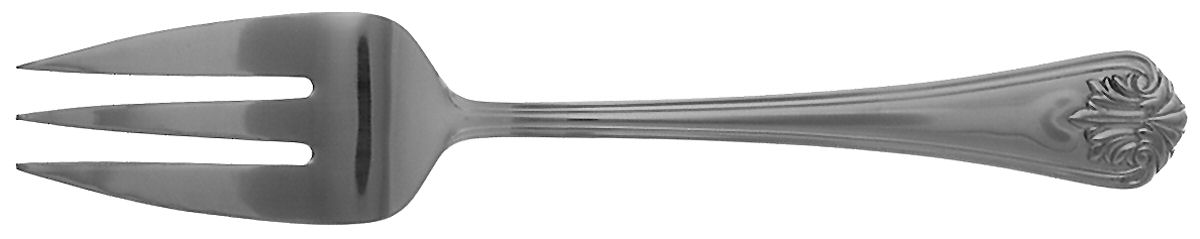 Greenbrier (Stainless) Large Solid Cold Meat Serving Fork by Reed & Barton-1
