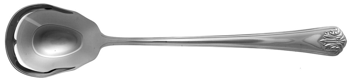 Greenbrier (Stainless) Solid Serving Spoon by Reed & Barton-1