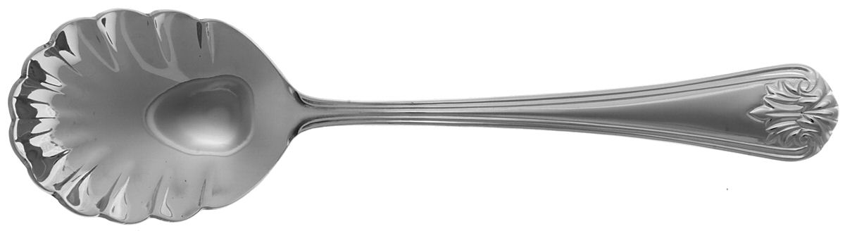 Greenbrier (Stainless) Sugar Shell Spoon by Reed & Barton-1