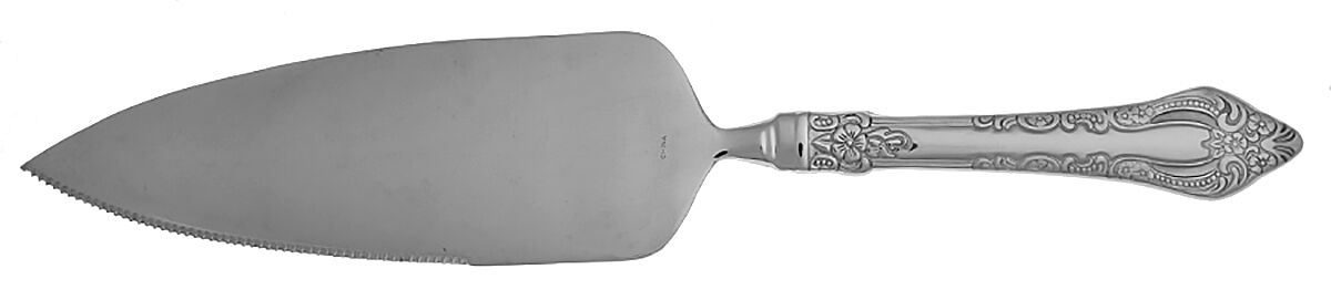 Majesty (Stainless) Pie Server with Serrated Stainless Blade HC by Reed & Barton-1