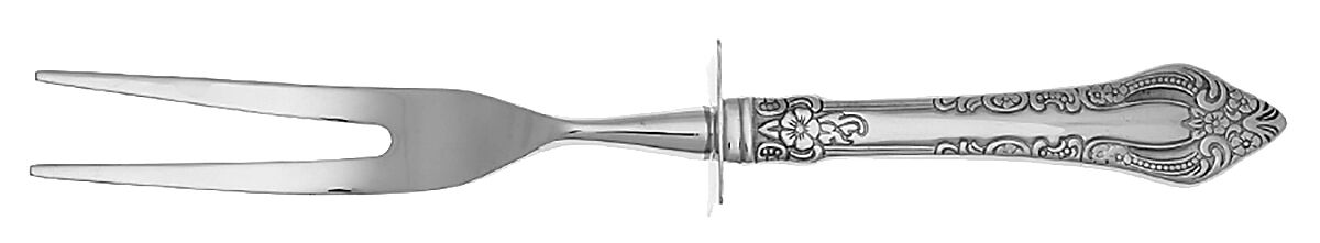 Majesty (Stainless) Carving Fork Small with Stainless Prongs HC by Reed & Barton-1